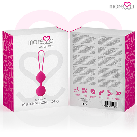 MORESSA - OSIAN DEUX SILICONE PREMIUM ROSE White Smoke Fucsia,Azul