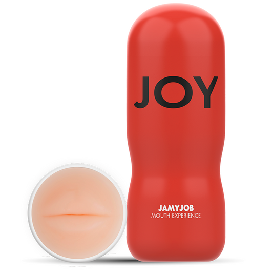 Masturbador efecto boca real Jamyjob Joy Mouth Experience fabricado en material flexible
