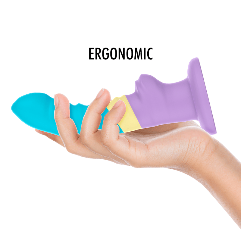 Dildo Fantasy Colby Pastel Mythology talla M, diseño ergonómico y super flexible