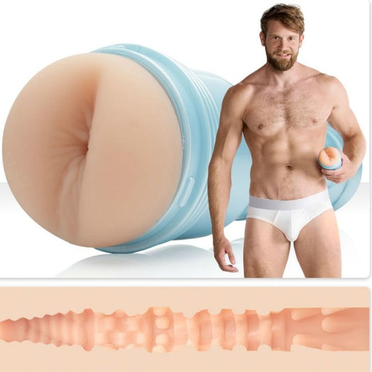 Masturbador masculino Fleshjack Colby Keller con funda realista y diseño original
