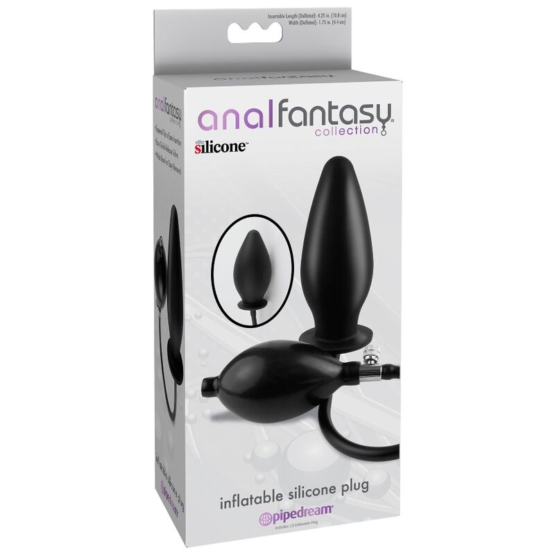 ANAL FANTASY - BOUCHON GONFLABLE EN SILICONE - Naturel Ethique