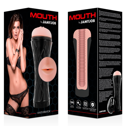 JAMYJOB - MASTURBATEUR DE BOUCHE BOUCHE Black