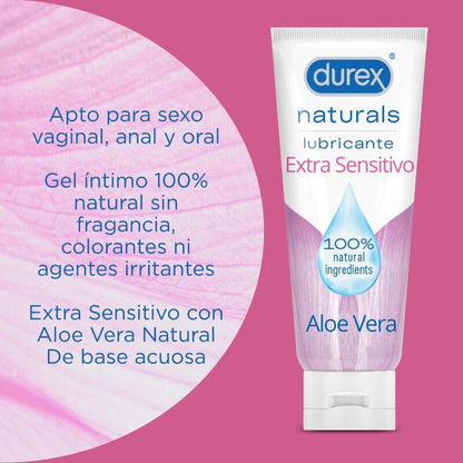 DUREX - LUBRIFIANT EXTRA SENSIBLE NATUREL 100 ML - Naturel Ethique