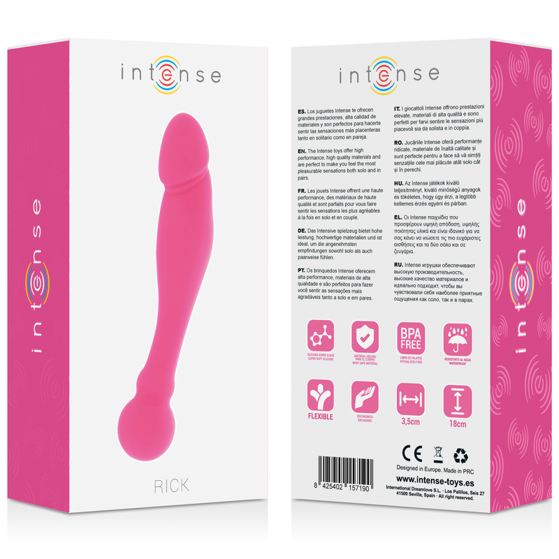 INTENSE - SILICONE RICK DOUBLE ROSE - Naturel Ethique