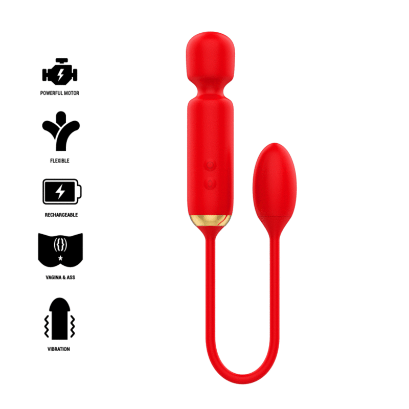 MIA - BAGUETTE DOUBLE PLAISIR TOSCANA + OEUF VIBRANT White Smoke