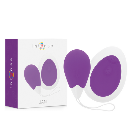 INTENSE - OEUF VIBRANT TÉLÉCOMMANDE JAN LILAS - Naturel Ethique