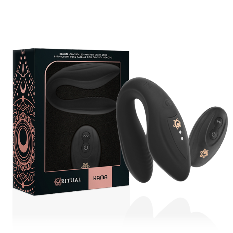 RITHUAL - TÉLÉCOMMANDE KAMA POUR COUPLES AZABACHE - Naturel Ethique