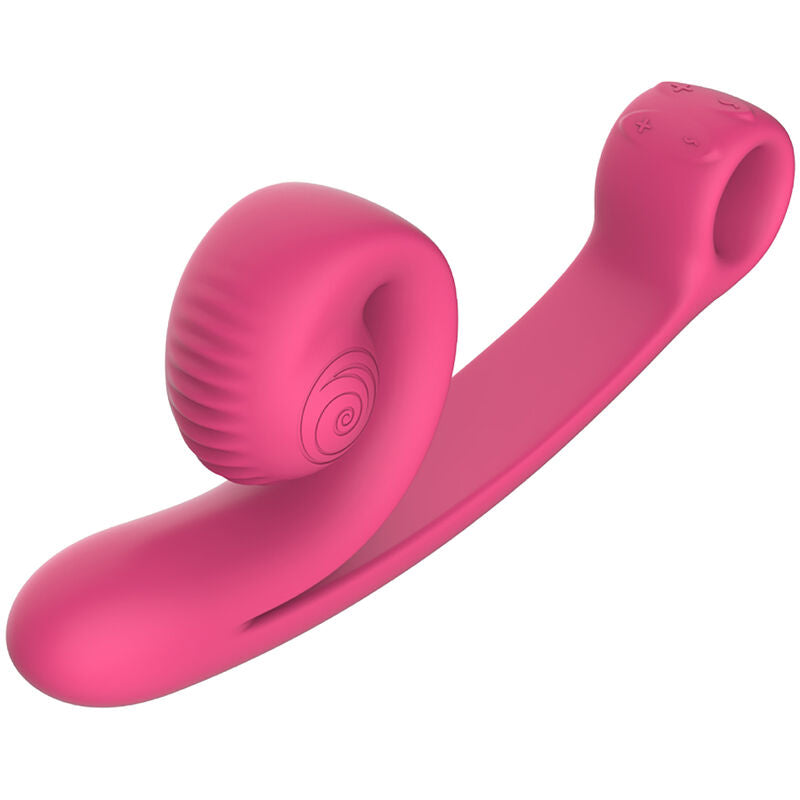 SNAIL VIBE - VIBRATEUR CURVE ROSE White Smoke Rosa fucsia