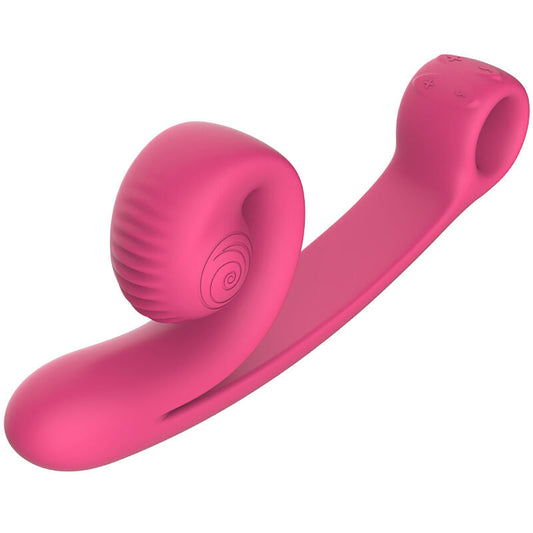 SNAIL VIBE - VIBRATEUR CURVE ROSE White Smoke Rosa fucsia