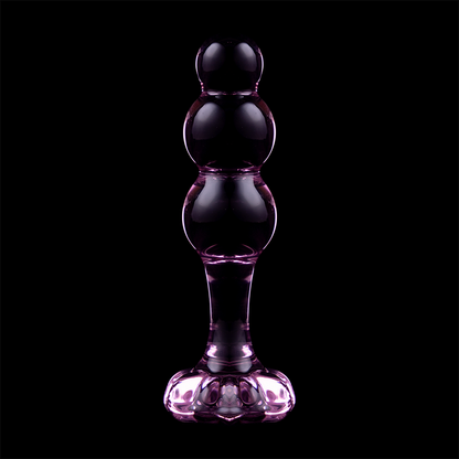 Plug anal en verre - Modèle 1 - Naturel Ethique