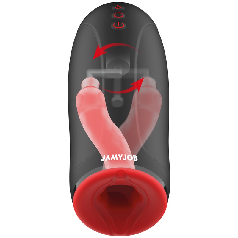 JAMYJOB - MASTURBATEUR  EFFET CHAUFFANT SWING-R, SWING TECH ET VIBRATION - Naturel Ethique