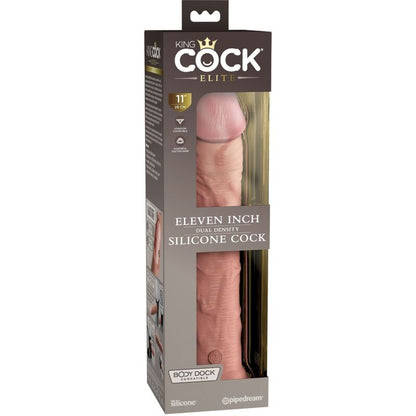 KING COCK - ELITE GODE RÉALISTE EN SILICONE 28 CM - Naturel Ethique