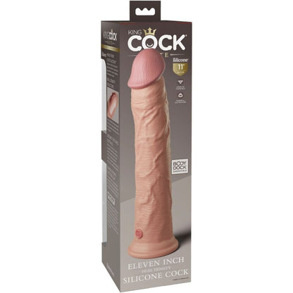 KING COCK - ELITE GODE RÉALISTE EN SILICONE 28 CM - Naturel Ethique
