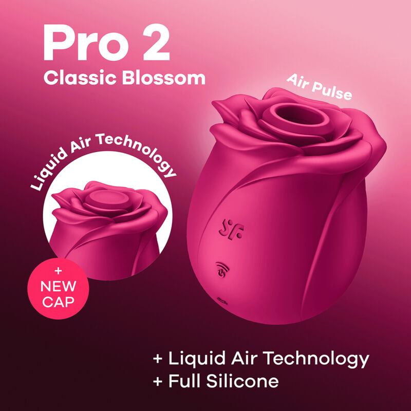 satisfyer pro 2 classic blossom Black