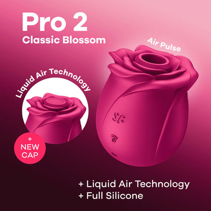 satisfyer pro 2 classic blossom Black