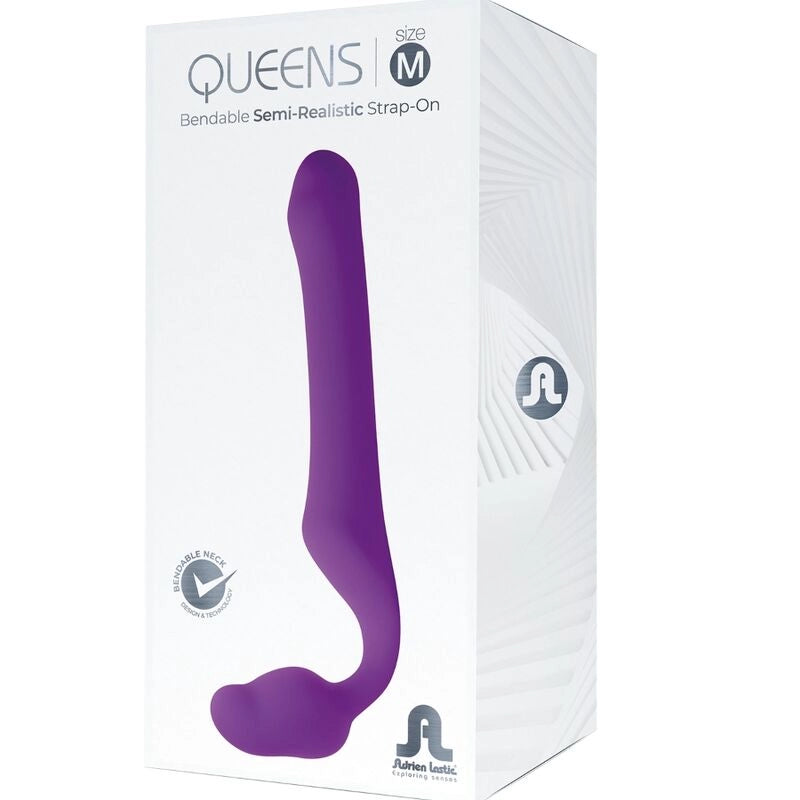 ADRIEN LASTIC - QUEENS STRAP-ON SOUPLE VIOLET TAILLE M - Naturel Ethique