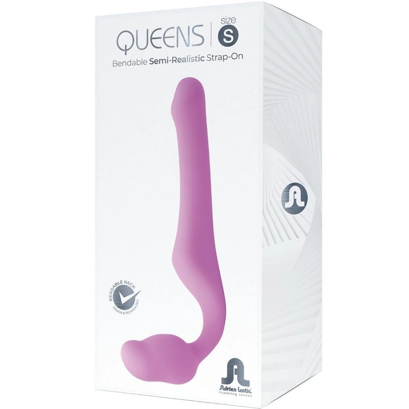 ADRIEN LASTIC - QUEENS STRAP-ON SOUPLE ROSE TAILLE S - Naturel Ethique