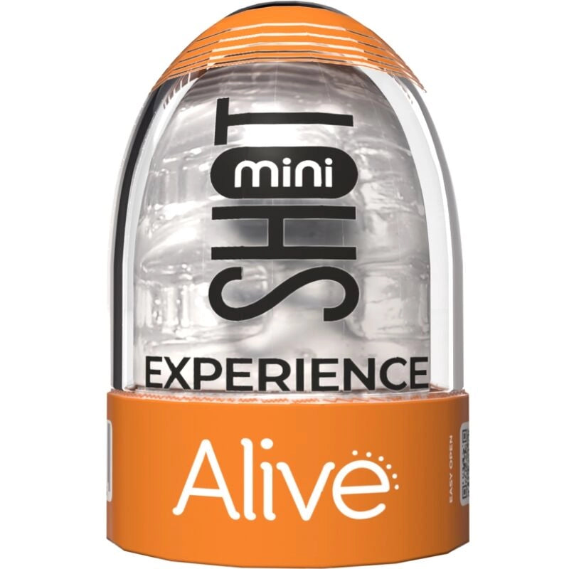 ALIVE - SHOT EXPERIENCE MINI MASTURBATEUR TRANSPARENT - Naturel Ethique