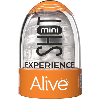 ALIVE - SHOT EXPERIENCE MINI MASTURBATEUR TRANSPARENT - Naturel Ethique