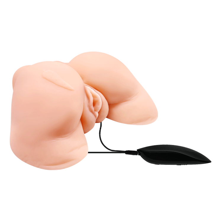 CRAZY BULL - VAGIN ET ANUS AVEC MAILLE RÉALISTE AVEC VIBRATION White Smoke