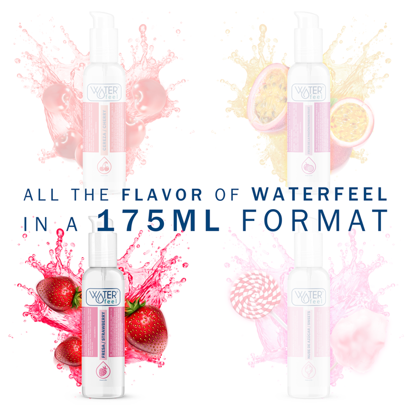 WATERFEEL - LUBRIFIANT À BASE D'EAU DE FRAISE 175 ML - Naturel Ethique