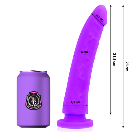 DELTA CLUB - TOYS GODE MÉDICAL LILAS SILICONE 23 CM -O- 4.5 CM - Naturel Ethique