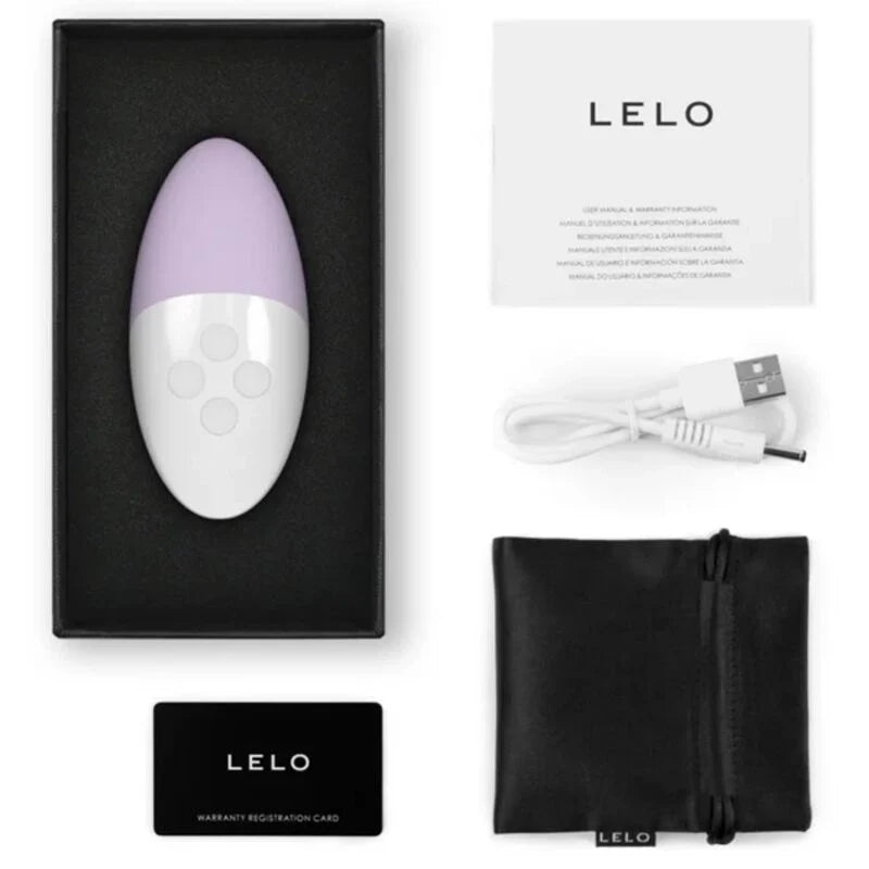 LELO - SIRI 3 MASSEUR CLITORIS CALME LAVANDE White Smoke Violet,Rose,Vert