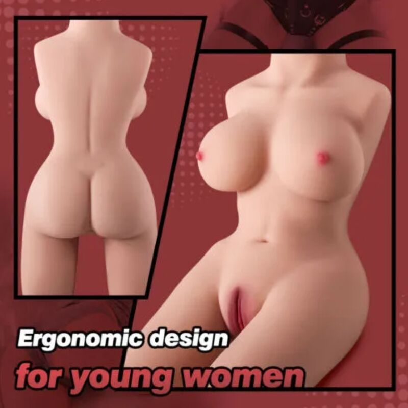 TORSO FEMENINO REALÍSTICO MODELO 2 Brown