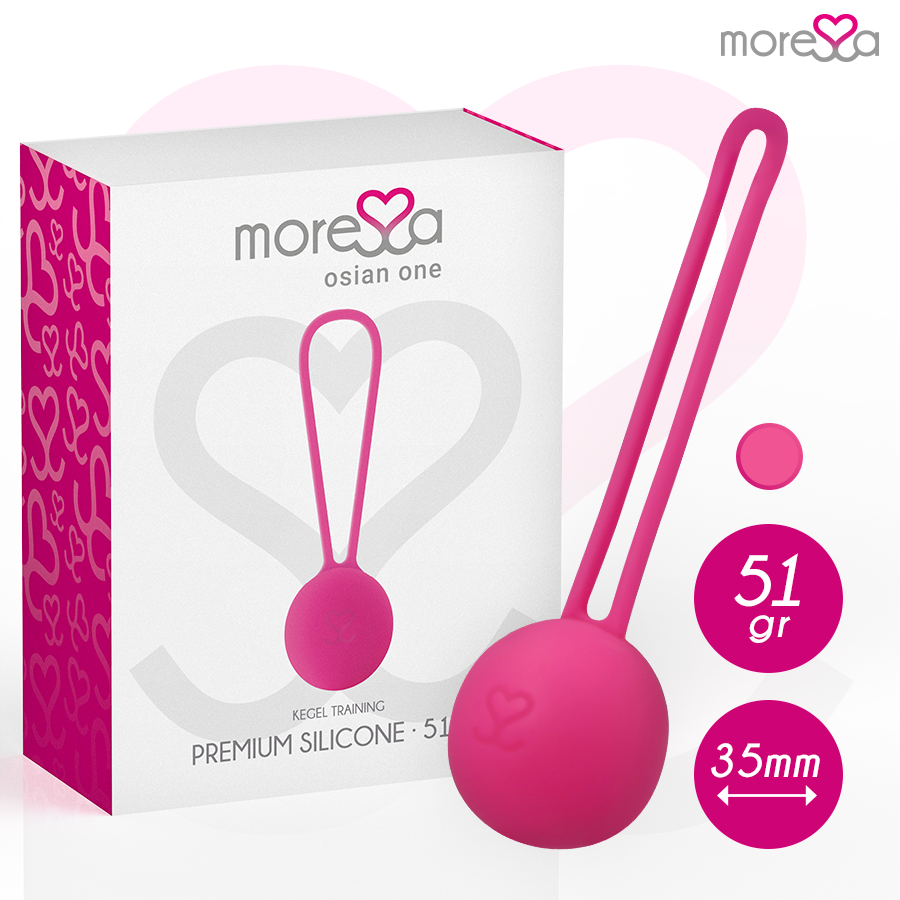 MORESSA - OSIAN ONE PREMIUM SILICONE ROSE White Smoke Fucsia