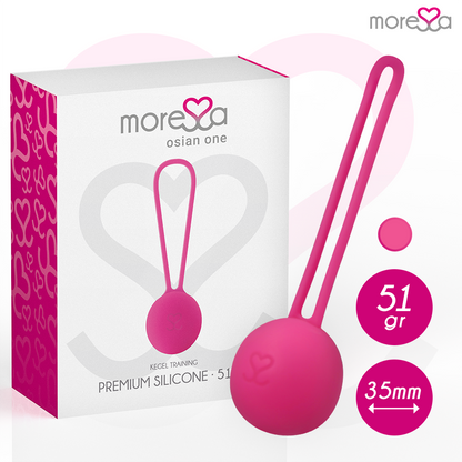 MORESSA - OSIAN ONE PREMIUM SILICONE ROSE White Smoke Fucsia