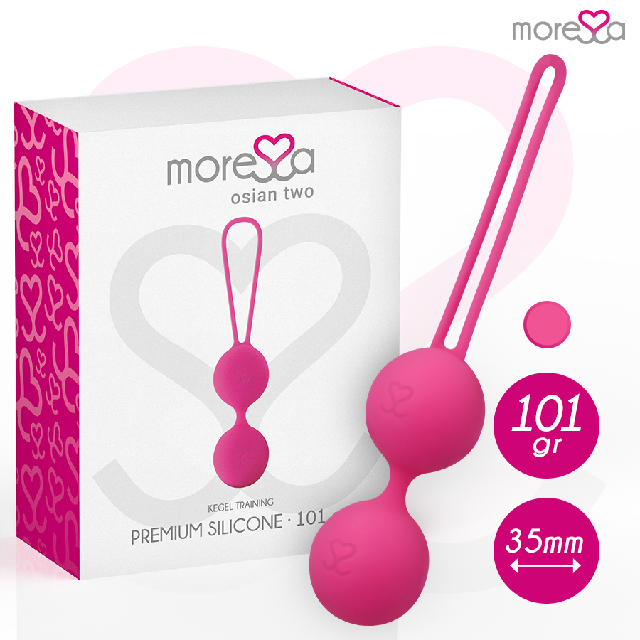 MORESSA - OSIAN DEUX SILICONE PREMIUM ROSE White Smoke Fucsia