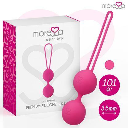 MORESSA - OSIAN DEUX SILICONE PREMIUM ROSE White Smoke Fucsia