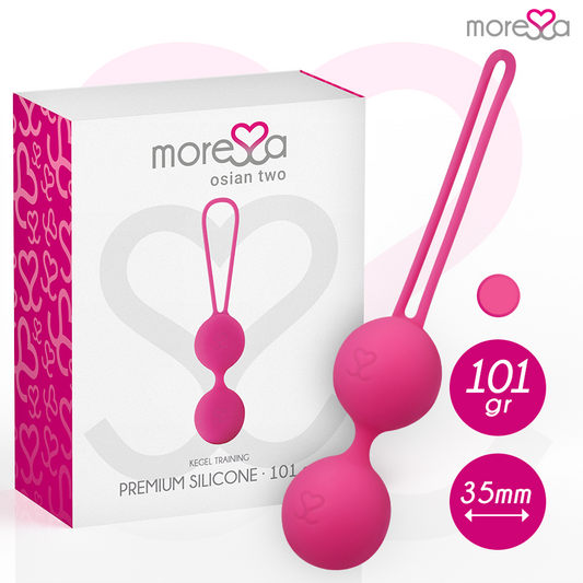 MORESSA - OSIAN DEUX SILICONE PREMIUM ROSE White Smoke Fucsia