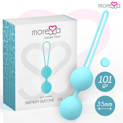MORESSA - OSIAN DEUX SILICONE PREMIUM ROSE White Smoke Azul