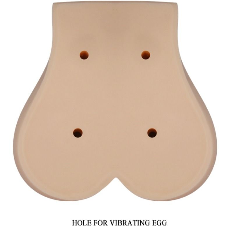 CRAZY BULL - VAGIN ET ANUS RÉALISTES AVEC POSITION DE VIBRATION 7 Tan