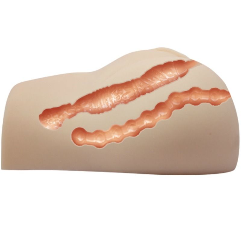 CRAZY BULL - VAGIN ET ANUS RÉALISTES AVEC POSITION DE VIBRATION 7 White Smoke