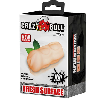 CRAZY BULL - MASTURBATEUR VAGIN LILLIAN 13 CM White Smoke