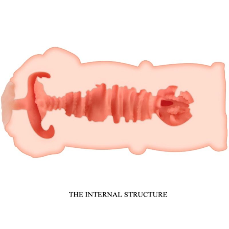 CRAZY BULL - MASTURBATEUR VAGIN LILLIAN 13 CM White Smoke