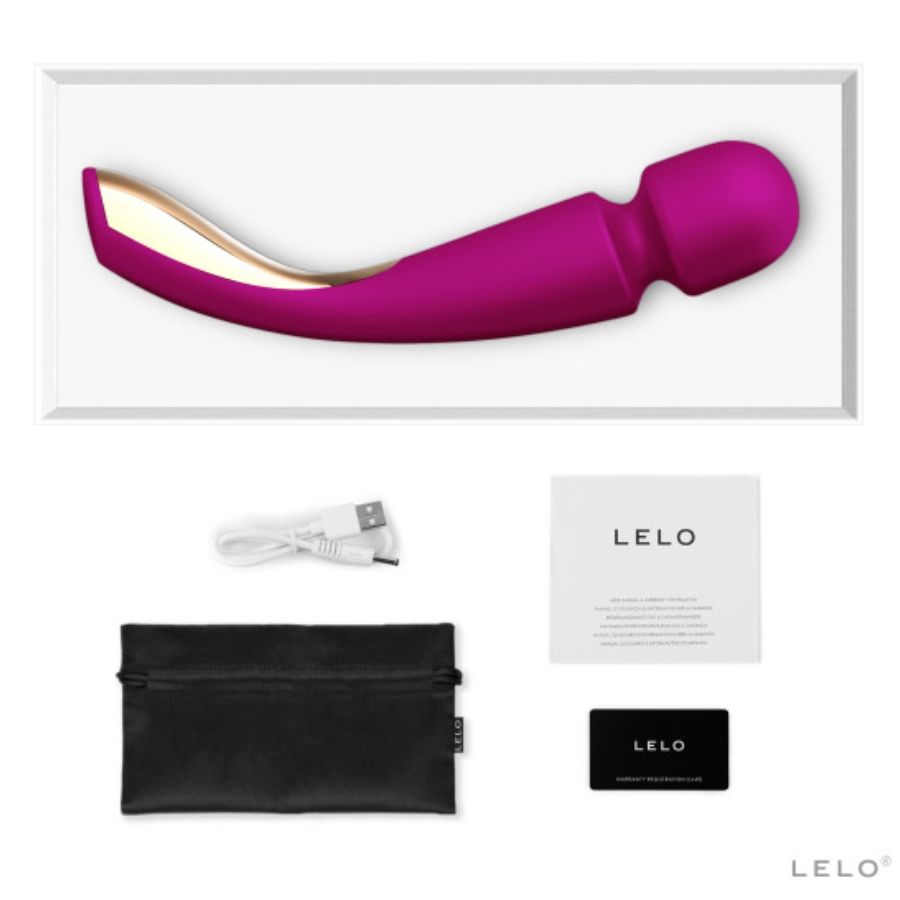 LELO - SMART WAND 2 NOIR White Smoke NEGRO,TURQUESA,BURDEOS
