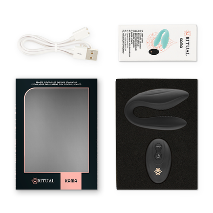 RITHUAL - TÉLÉCOMMANDE KAMA POUR COUPLES AZABACHE - Naturel Ethique