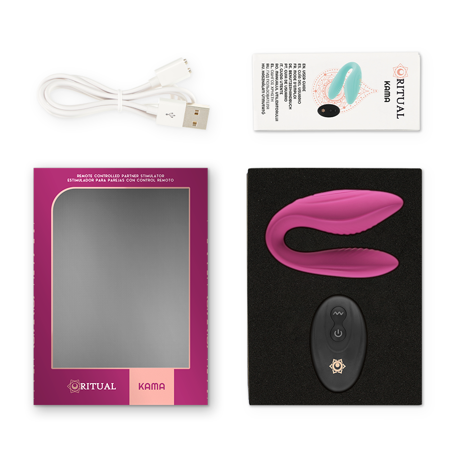 RITHUAL - TÉLÉCOMMANDE KAMA POUR COUPLES AZABACHE - Naturel Ethique