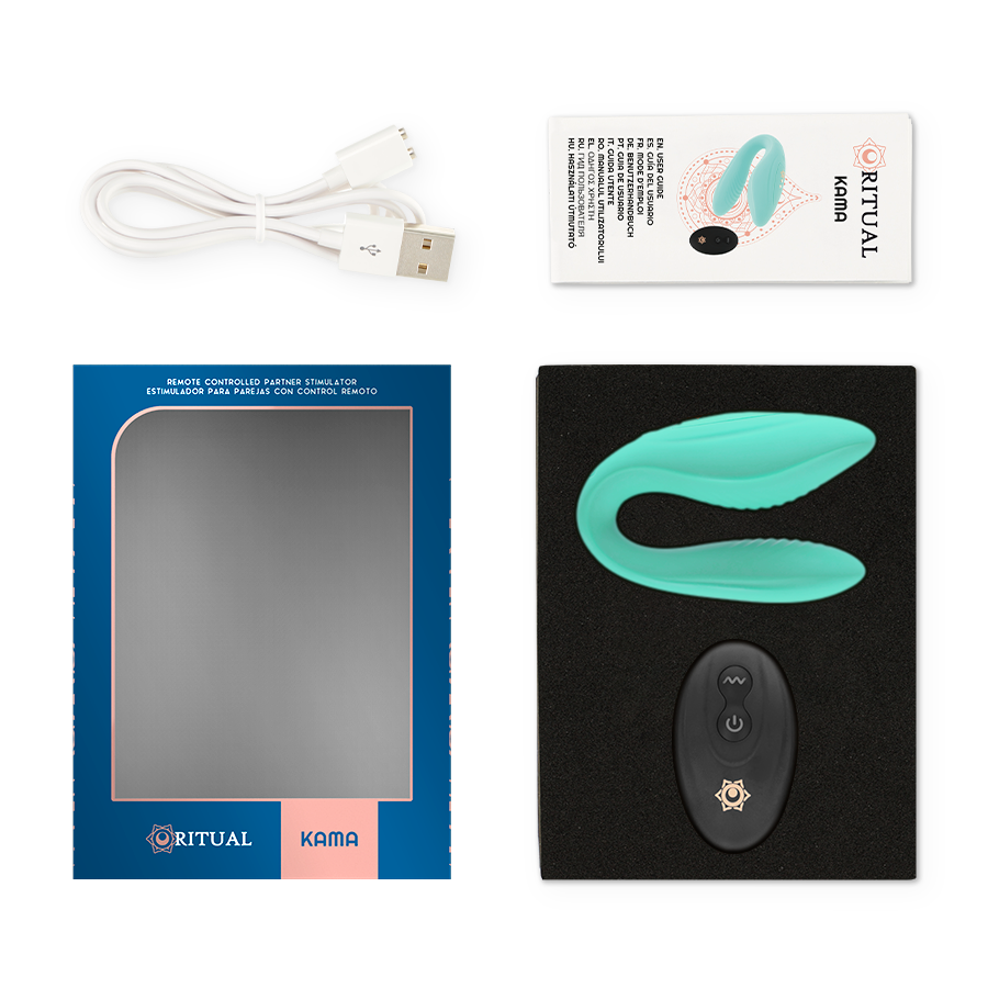 RITHUAL - TÉLÉCOMMANDE KAMA POUR COUPLES AZABACHE - Naturel Ethique