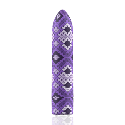 CUSTOM BULLETS - RECHARGEABLE SNAKE PURPLE MAGNETIC BULLET 10V White Smoke