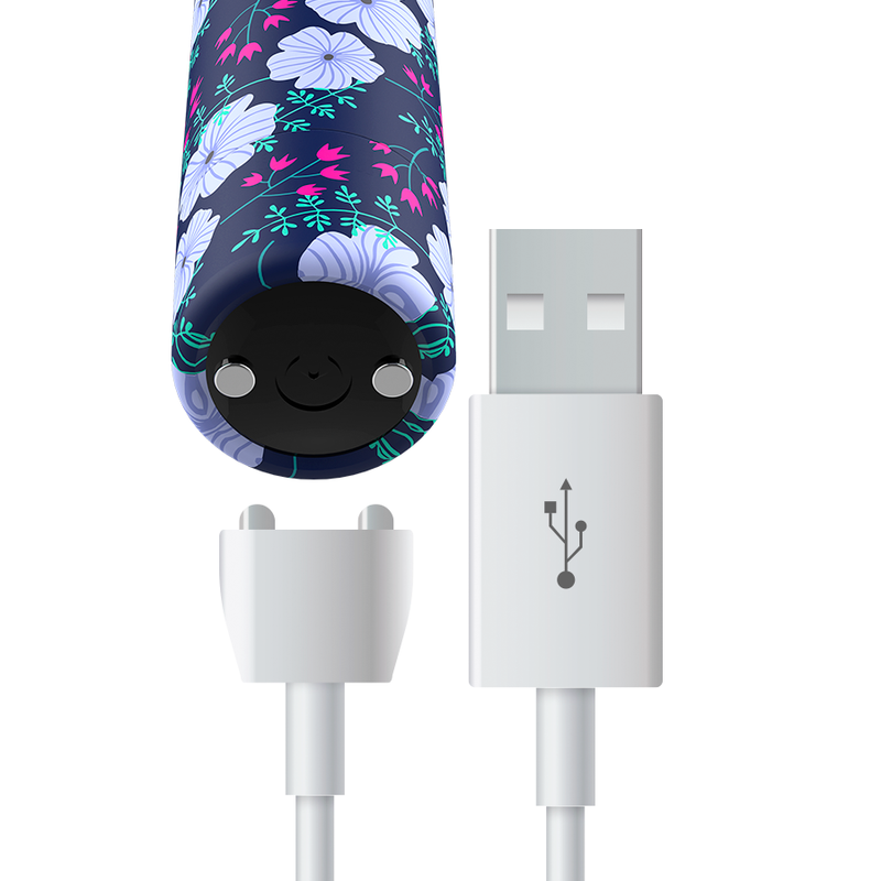 CUSTOM BULLETS - PERSONNALISÉS RECHARGEABLE PRINTEMPS 10 INTENSITIES White Smoke Printemps,Vache,Leopard,Floral,Serpent