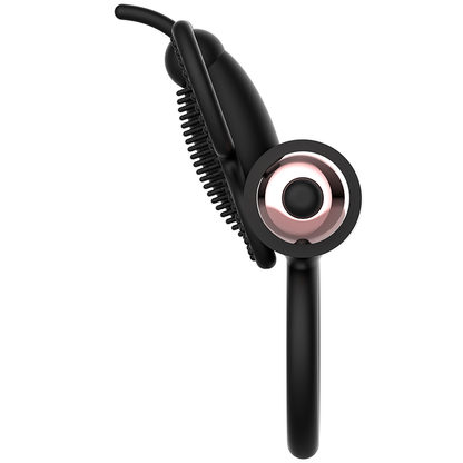 COQUETTE CHIC DESIRE - COCKRING PAPILLON AVEC VIBRATEUR NOIR/ OR - Naturel Ethique