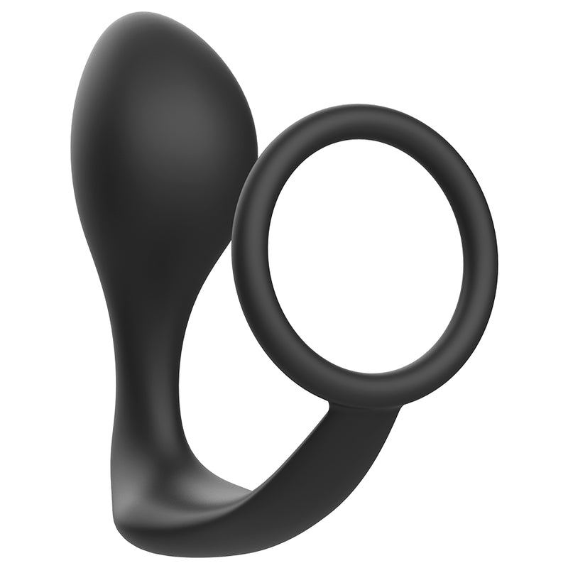 ADDICTED TOYS - PLUG ANAL AVEC ANNEAU EN SILICONE NOIR - Naturel Ethique