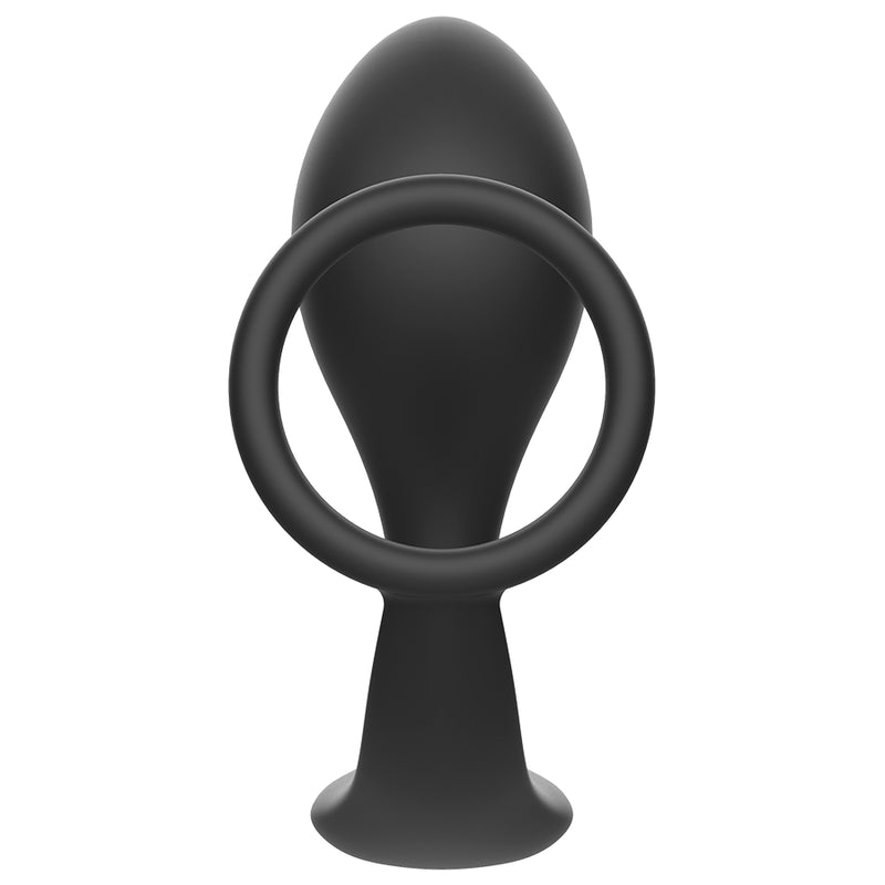 ADDICTED TOYS - PLUG ANAL AVEC ANNEAU EN SILICONE NOIR - Naturel Ethique