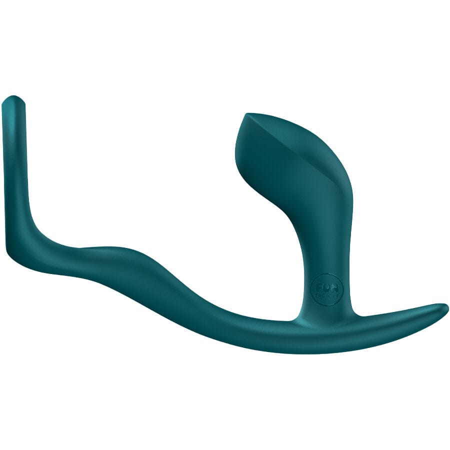 Plug anal Bootie Ring con forma ergonómica para juego anal cómodo de color verde