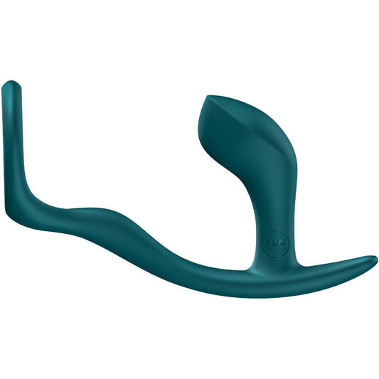 Plug anal Bootie Ring con forma ergonómica para juego anal cómodo de color verde
