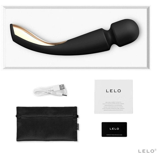 Smart Wand 2 Medium LELO con cable de carga USB y accesorios incluidos